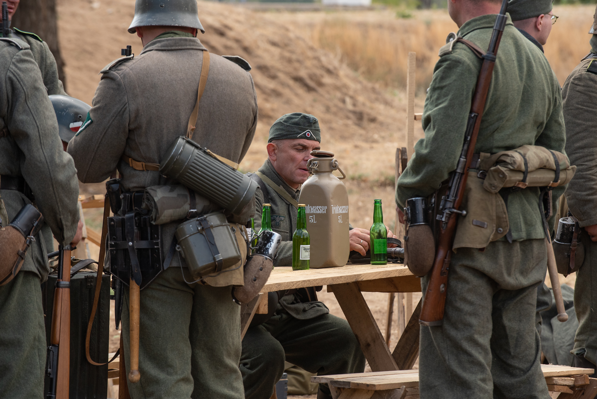 Photo report from the reconstruction of the battle for the banks of the Volga - The Path to Victory - My, The Great Patriotic War, Reconstruction, Reportage, They fought for their homeland, Longpost