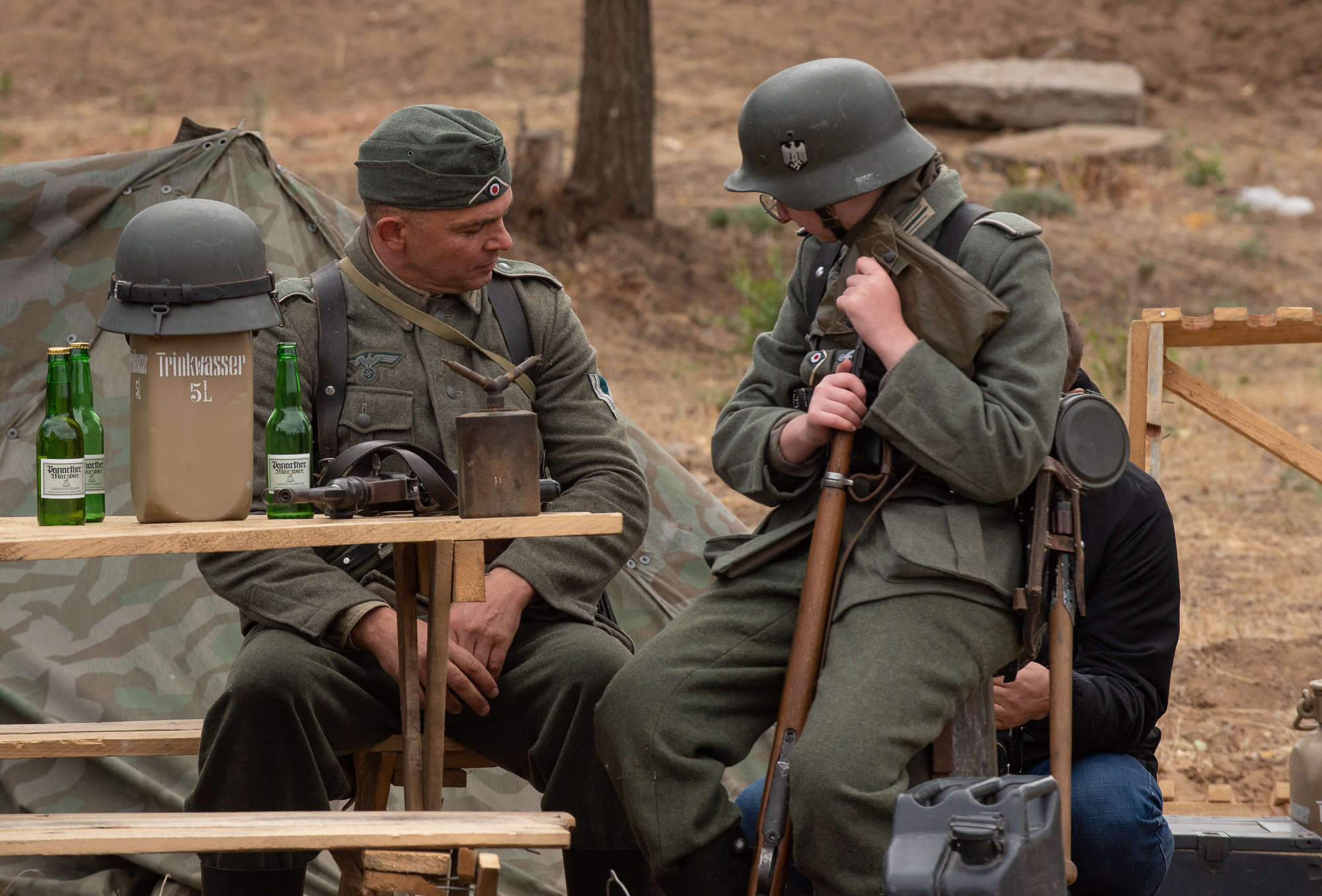 Photo report from the reconstruction of the battle for the banks of the Volga - The Path to Victory - My, The Great Patriotic War, Reconstruction, Reportage, They fought for their homeland, Longpost