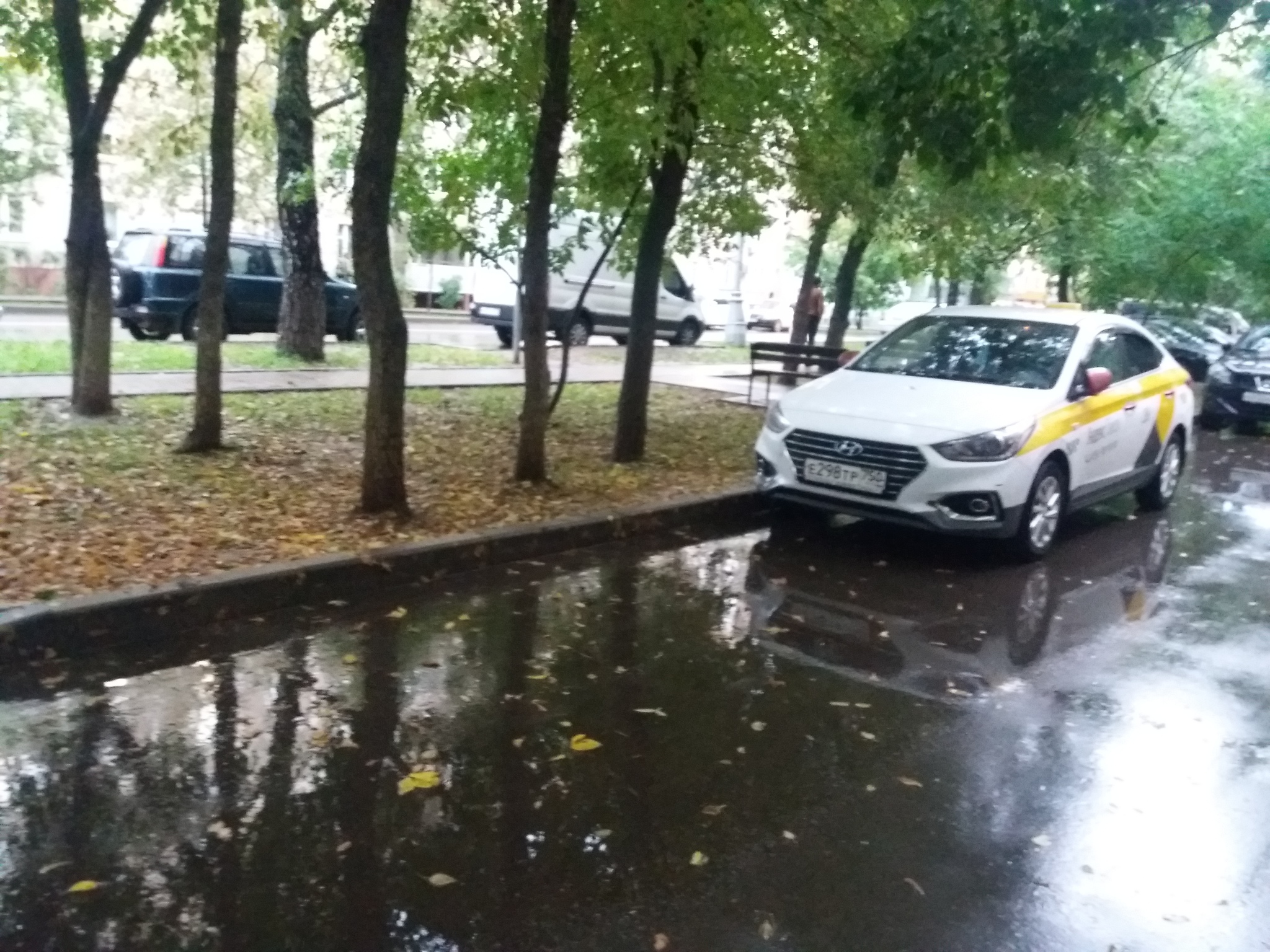 Yandex.taxi. new footage - My, Yandex Taxi, Parking, Longpost