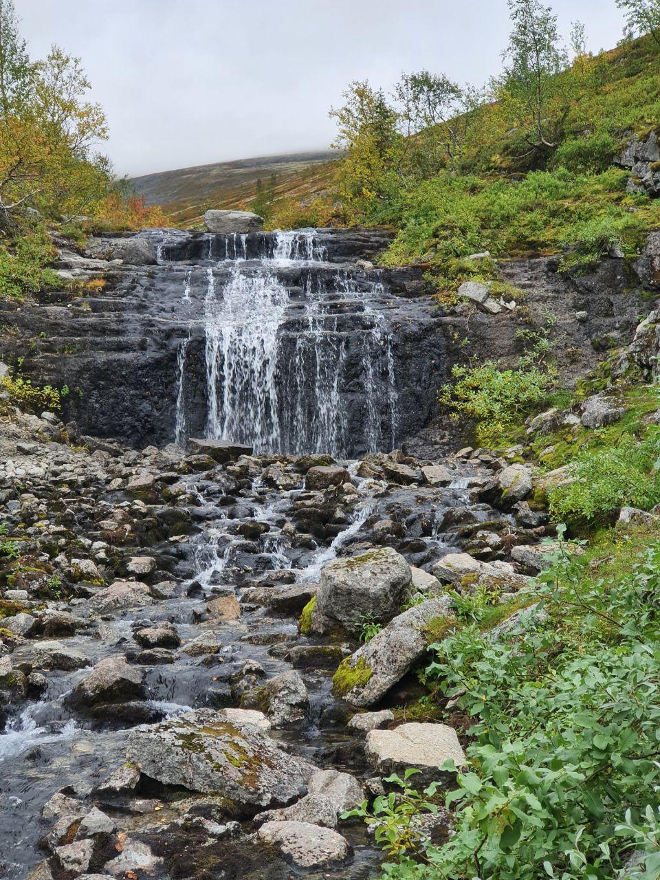 Aku-Aku Gorge, Khibiny - My, Khibiny, Kola Peninsula, Gorge, Waterfall, Lake, The photo, Hike, Longpost, Nature