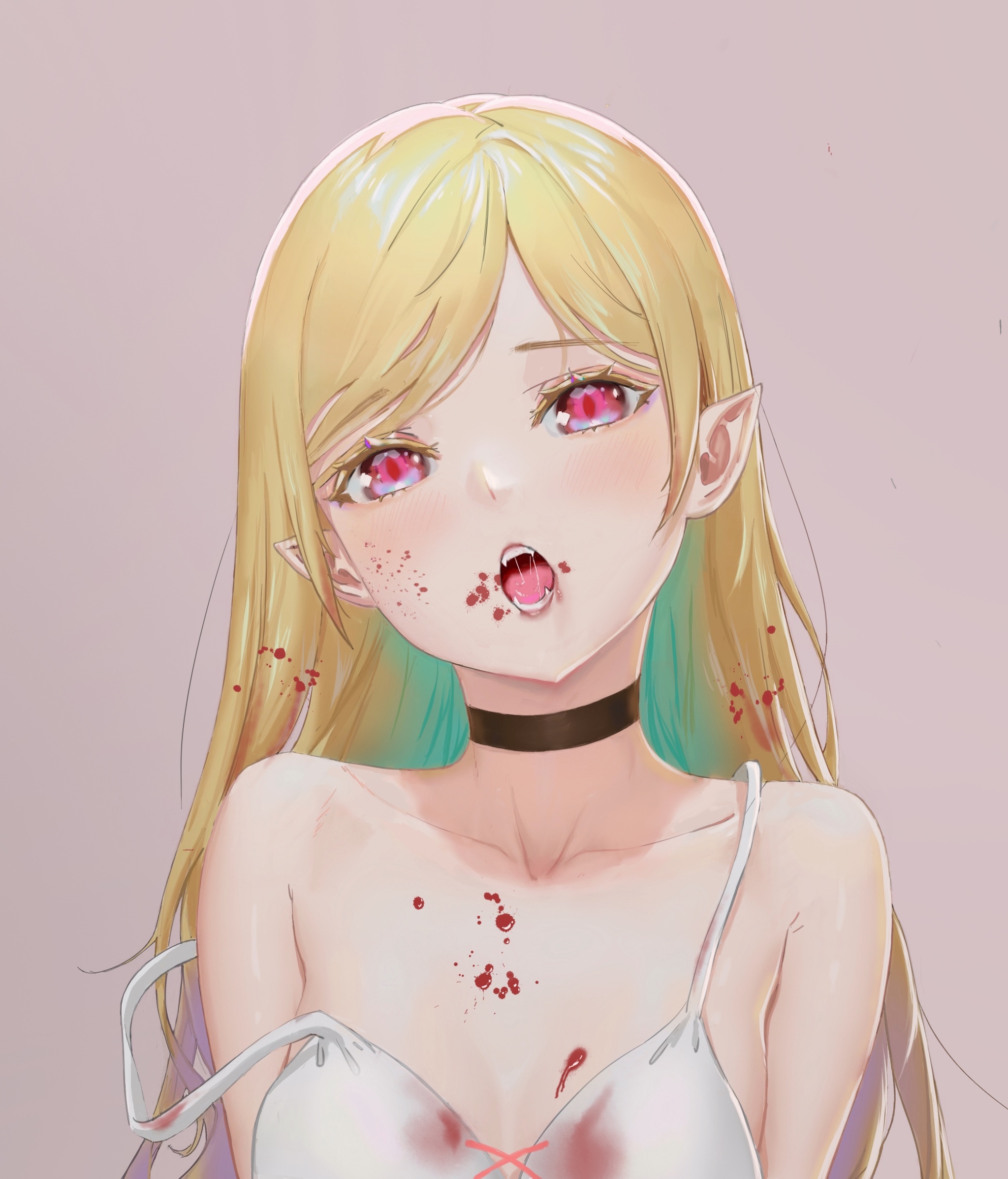 Kissshot - Monogatari series, Kiss-Shot Acerola-orion Heart-under-blade, Shinobu oshino, Anime art, Anime