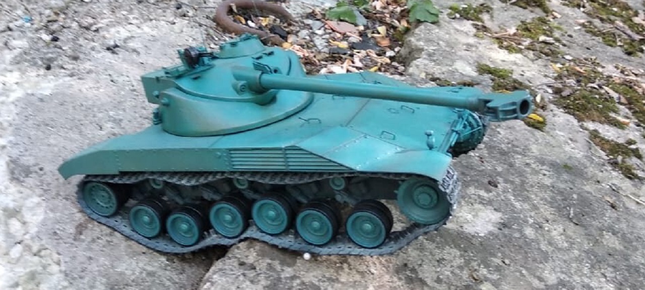 Batignolles-Chtillon 25t - experienced French medium tank - Tanks, Homemade, 3D, 3D печать, Author's toy, Longpost