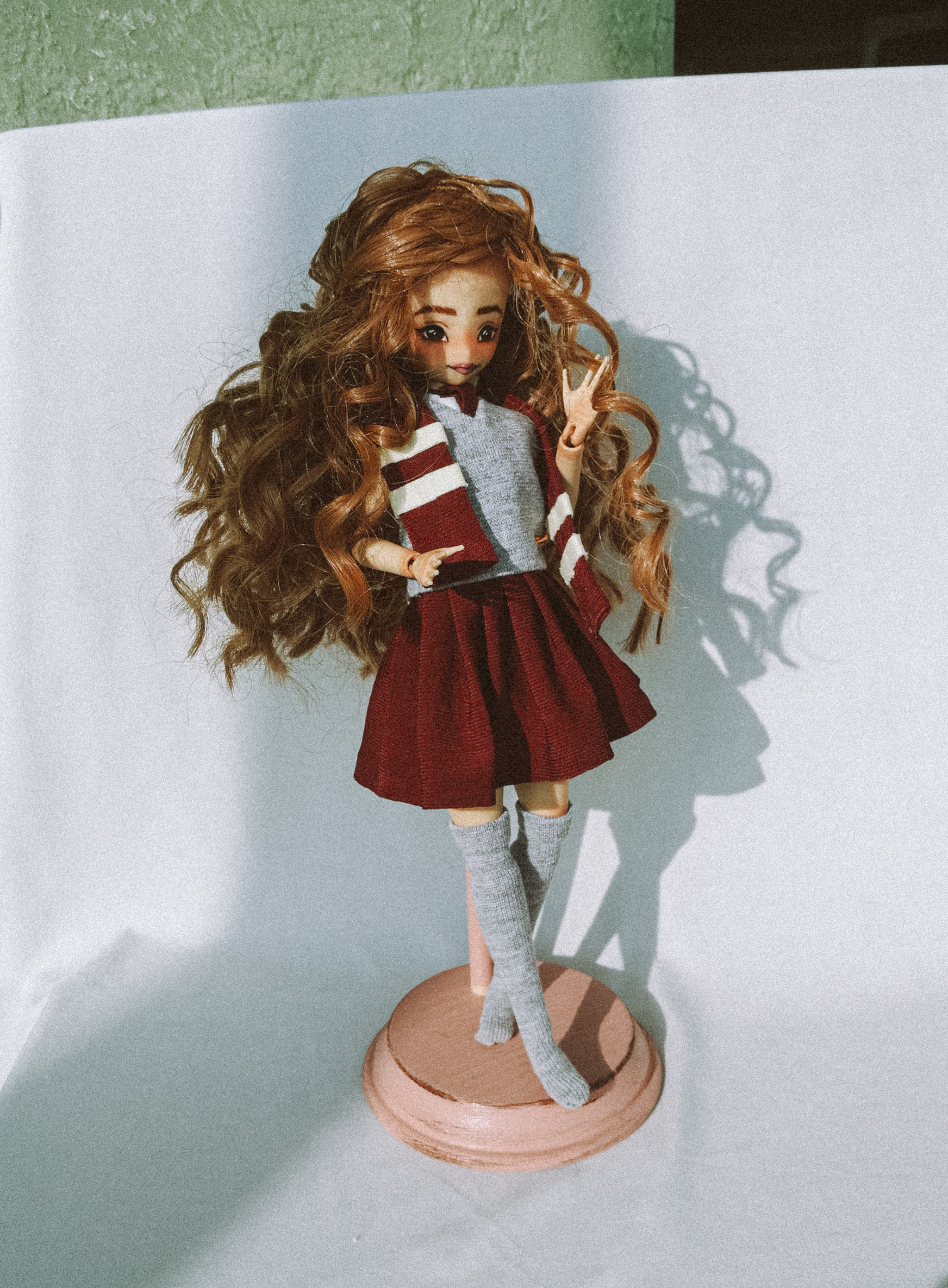 BJD doll Hermione Granger - My, Hobby, Needlework, Jointed doll, Longpost, Harry Potter, Hermione, Needlework with process