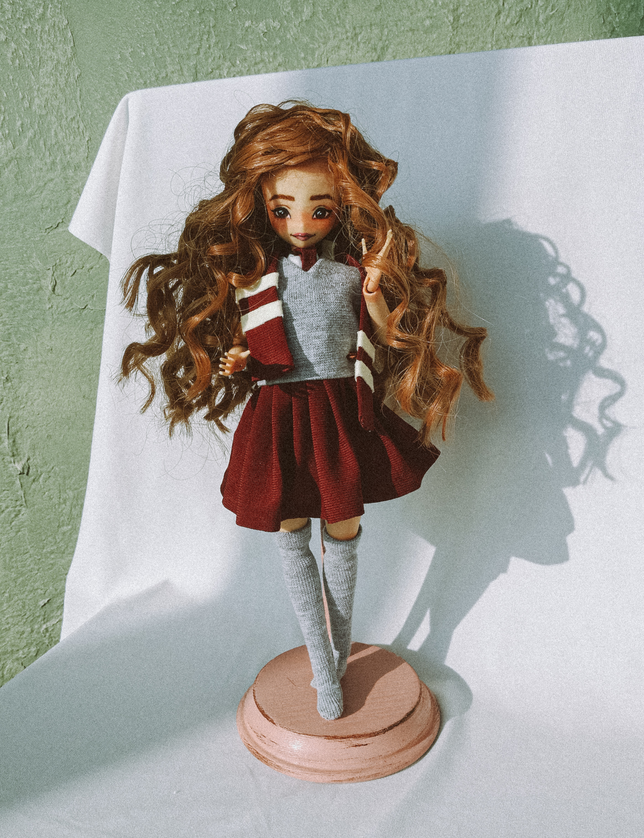 BJD doll Hermione Granger - My, Hobby, Needlework, Jointed doll, Longpost, Harry Potter, Hermione, Needlework with process