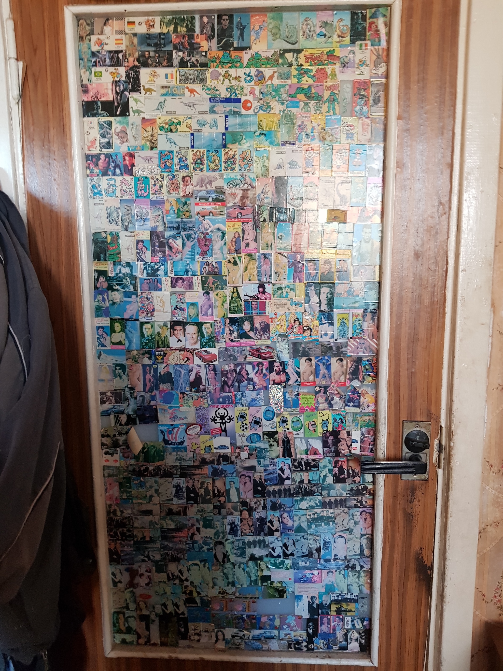 In response to a post about the inside of the cabinet door - NSFW, My, 90th, Sticker, Longpost