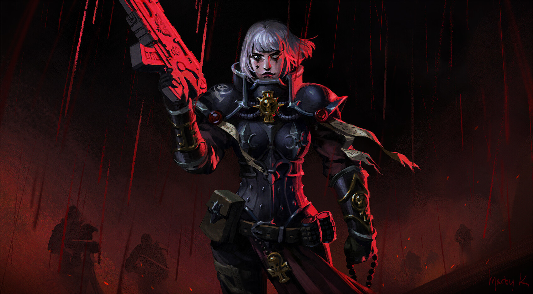 Sisters of Battle - Art, Fan art, Wh Art, Warhammer 40k