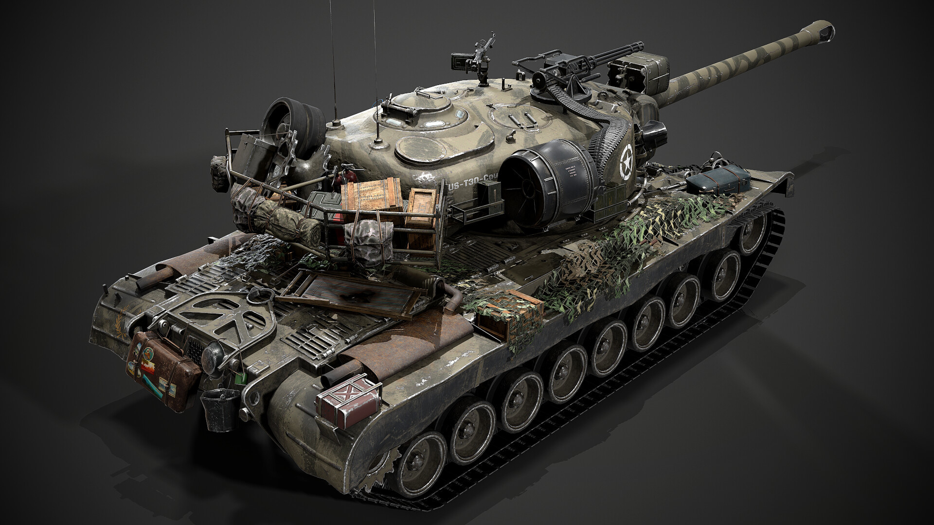 3D art [ Donny Lin ] - Art, 3D graphics, Artstation, World of tanks, Tanks, Armored vehicles, Games, Longpost