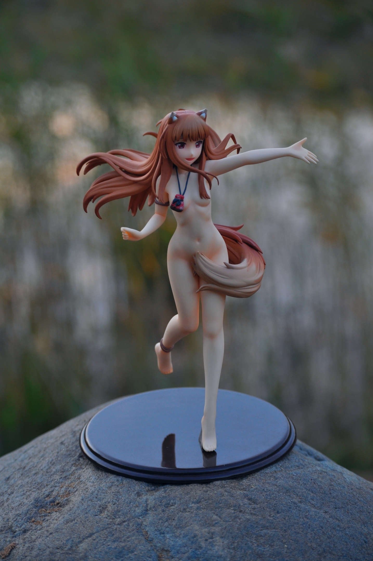 ~вЂў~ The Wolf, the Evening and the Quarry ~вЂў~ - NSFW, My, The photo, Beginning photographer, Anime, Figurines, Collectible figurines, Spice and wolf, Holo, Longpost