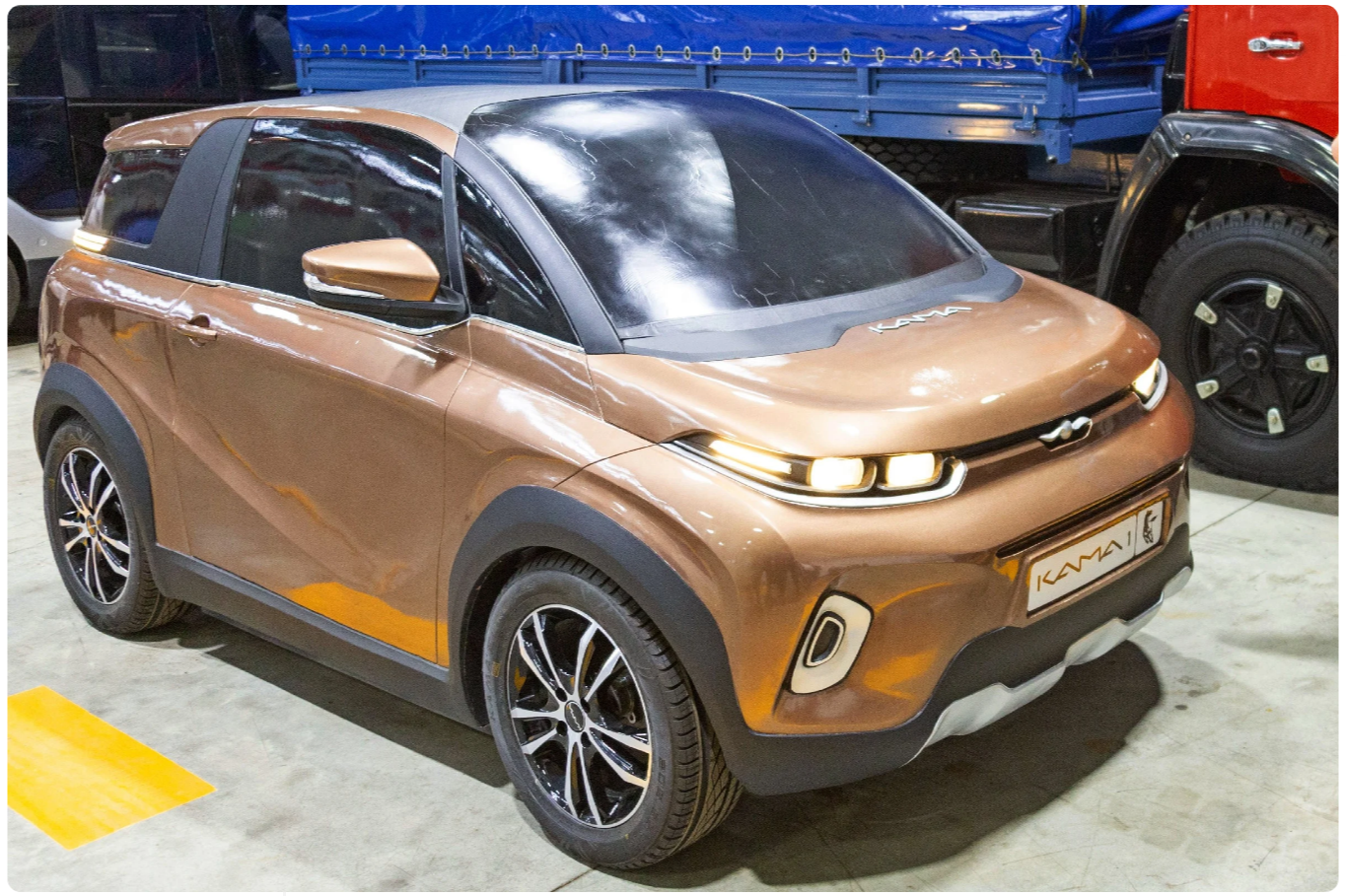 KAMA - a passenger electric car from KAMAZ - Electric car, Kamaz, Concept Car, Auto, Domestic auto industry, Yandex Zen, Kama-1