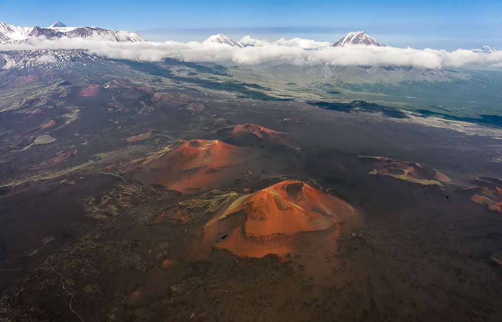 Volcanoes of Kamchatka - The nature of Russia, Volcano, Kamchatka, Longpost, Interesting, Klyuchevskoy Volcano, Tolbachik Volcano, Kamen volcano, Kisimen Volcano, Karymsky Volcano, Maly Semyachik volcano