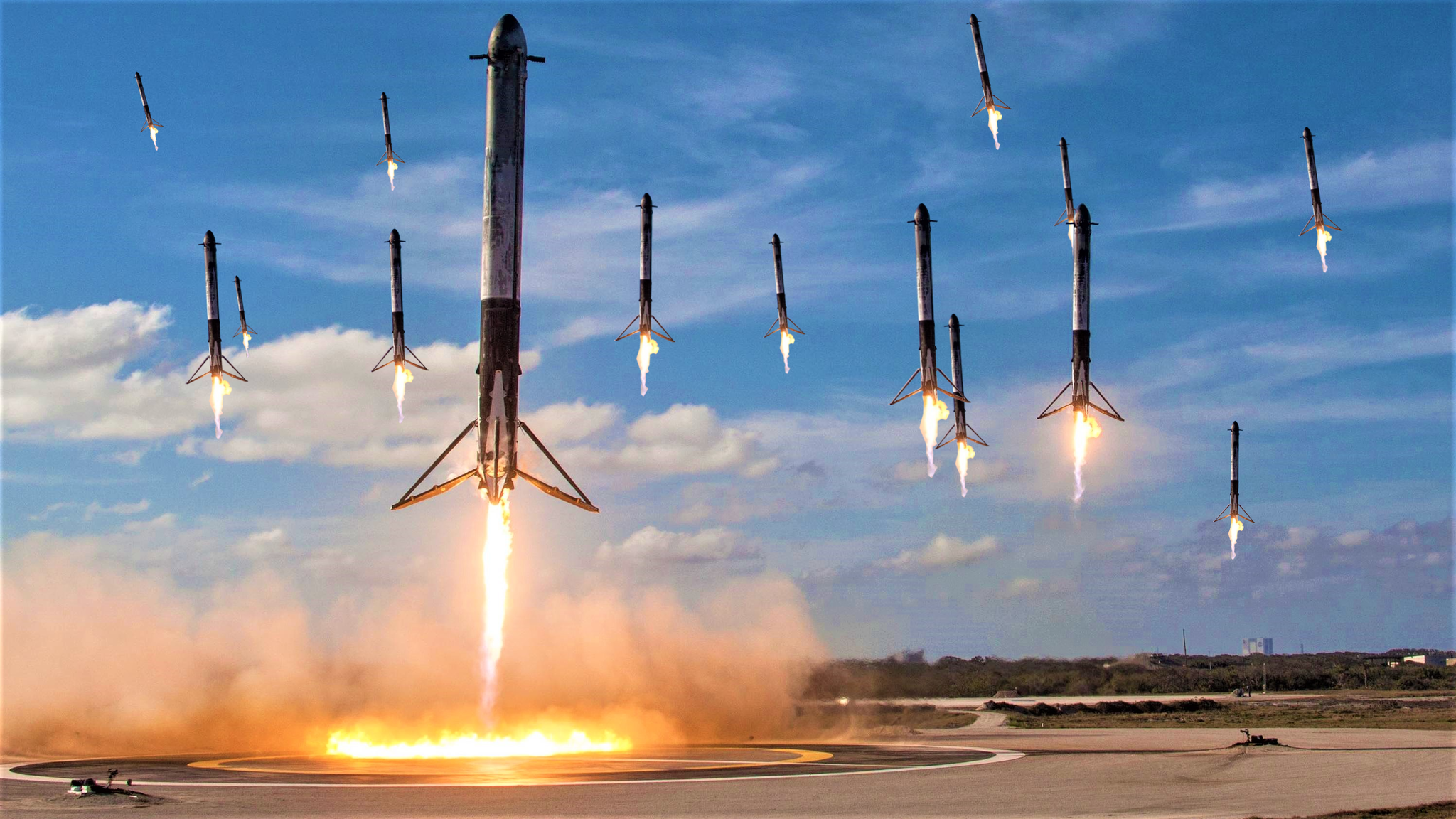 SpaceX is targeting 48 launches next year, with an average of 100 launches worldwide. - My, Spacex, Elon Musk, Booster Rocket, Cosmonautics, Space, Falcon 9, Starlink, Starship, Technologies, Future, Satellite, USA