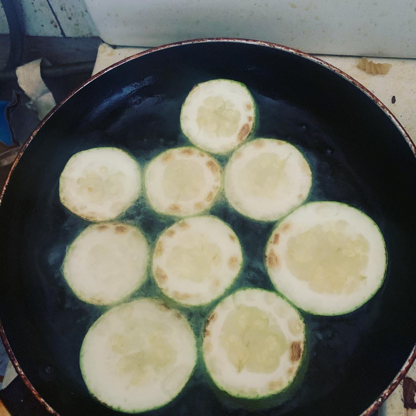 Sunday zucchini appetizer - My, Snack, Cooking for the lazy, Food, Yummy, Men's cooking, Longpost