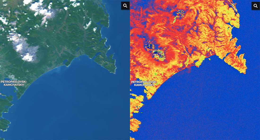 Are Kamchatka beaches poisoned by algae? View from space - Kamchatka, Environmental pollution, Ecology, Seaweed, Pictures from space, Longpost