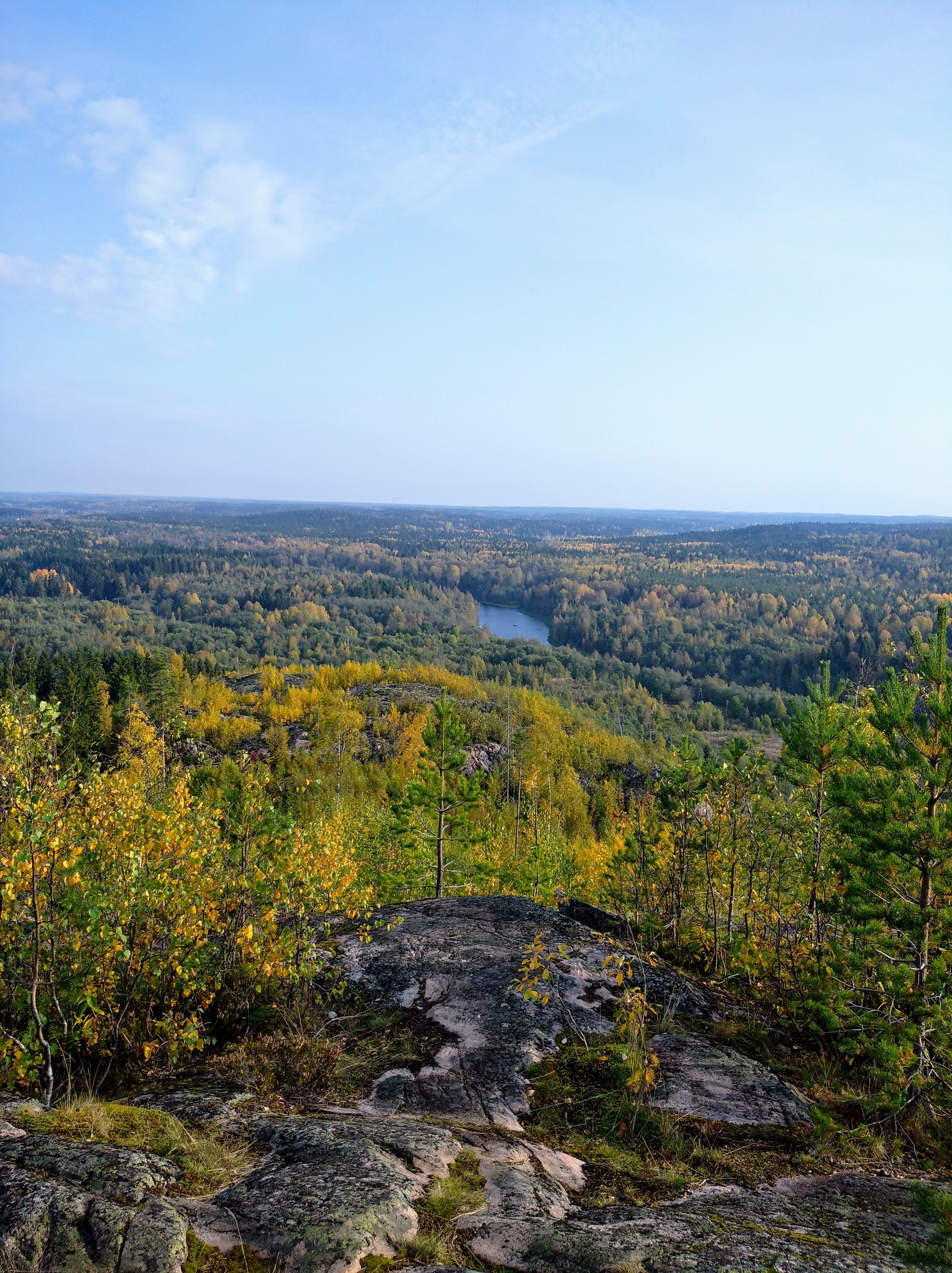 Autumn Karelia - My, Карелия, Here's the product, The rocks, Ladoga lake, The nature of Russia, Autumn, Longpost, Nature