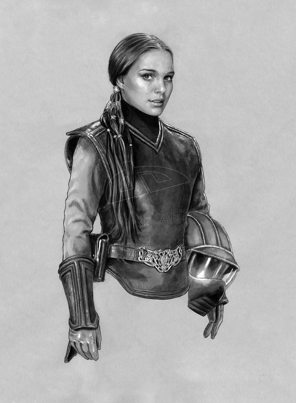 Padme Amidala in the works of American artist Jason Palmer - Star Wars, Padme Amidala, Costume, Sketch, Drawing, Deviantart, Artist, Art, Longpost