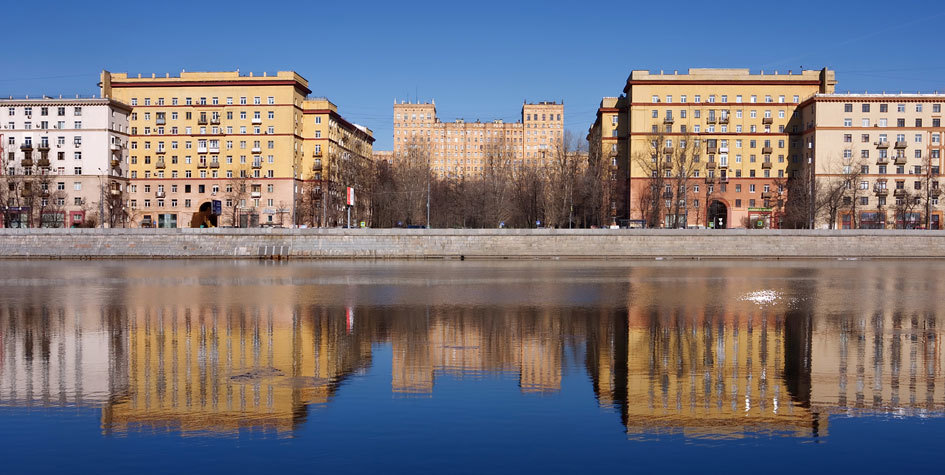 Unrealized reconstruction project for the Khamovniki district of the 50s - the USSR, Stalinist architecture, Moscow, Architecture, Khamovniki, Longpost