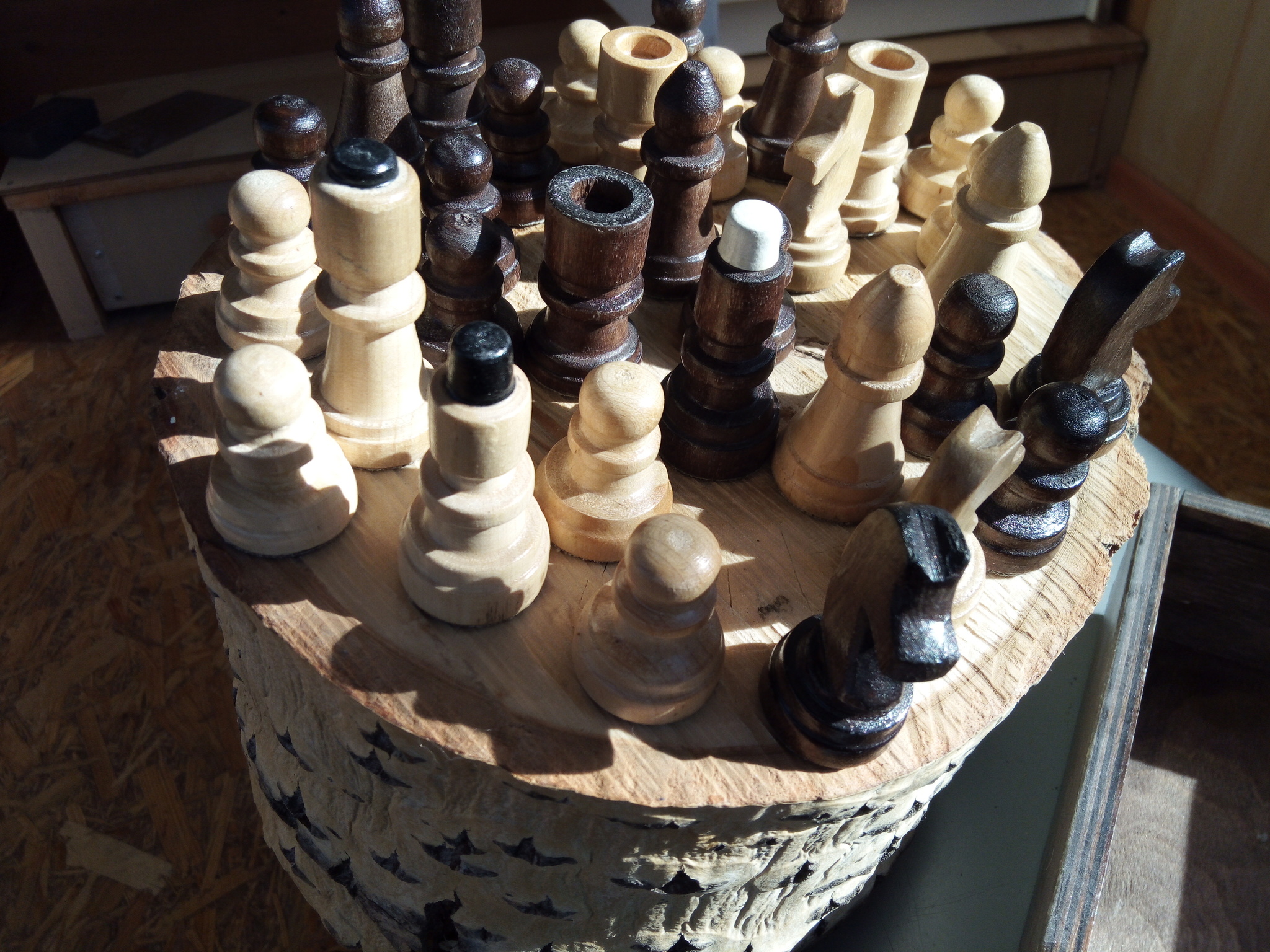 Chair chess - My, Chess, With your own hands, I do it myself, Longpost, Needlework with process, Woodworking