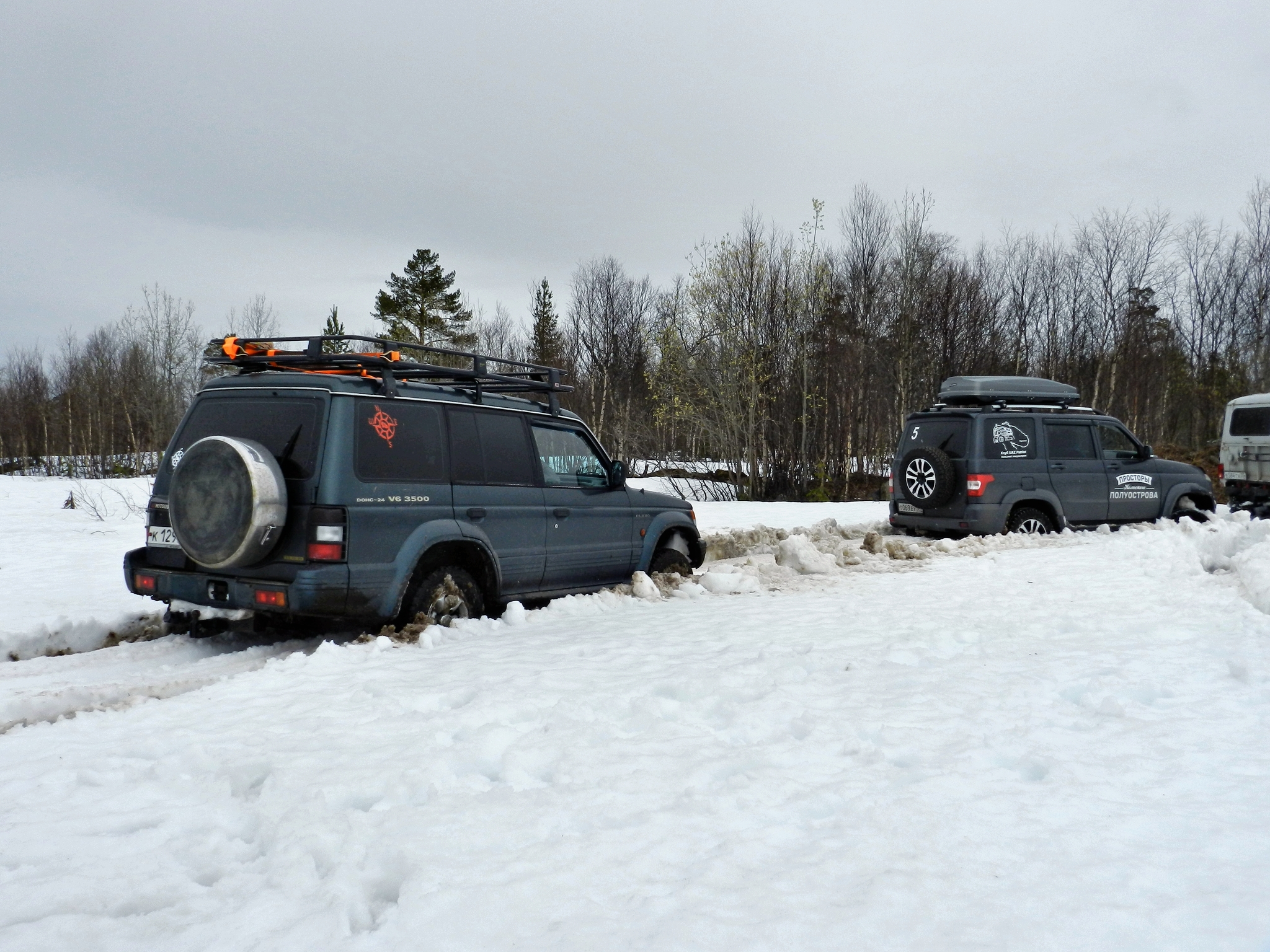 It's finally spring! We mastered the route and woke up the swamp! Winch tests! Murmansk. 4x4. TumbleweedKola - My, Renault Duster, UAZ, Toyota Land Cruiser, Murmansk, Kola Peninsula, Swamp, Windlass, Offroad, 4x4, Niva, Pokatushki, Spring, Snow, Lexus, Mitsubishi, Fun, Weekend travel, North, Video, Longpost