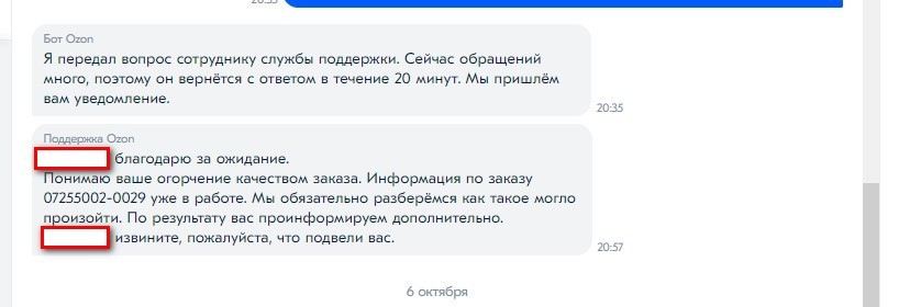 Очередное наплевательское отношение @Ozon - Моё, Ozon, Доставка, Негатив, Обман, Длиннопост