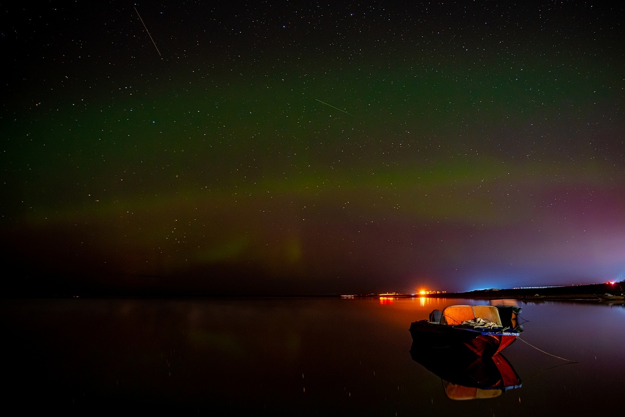 Northern night - Yamal, Polar Lights, Longpost