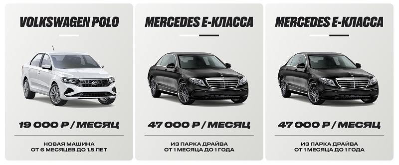 avtomobili po podpiske v yandeks drajve