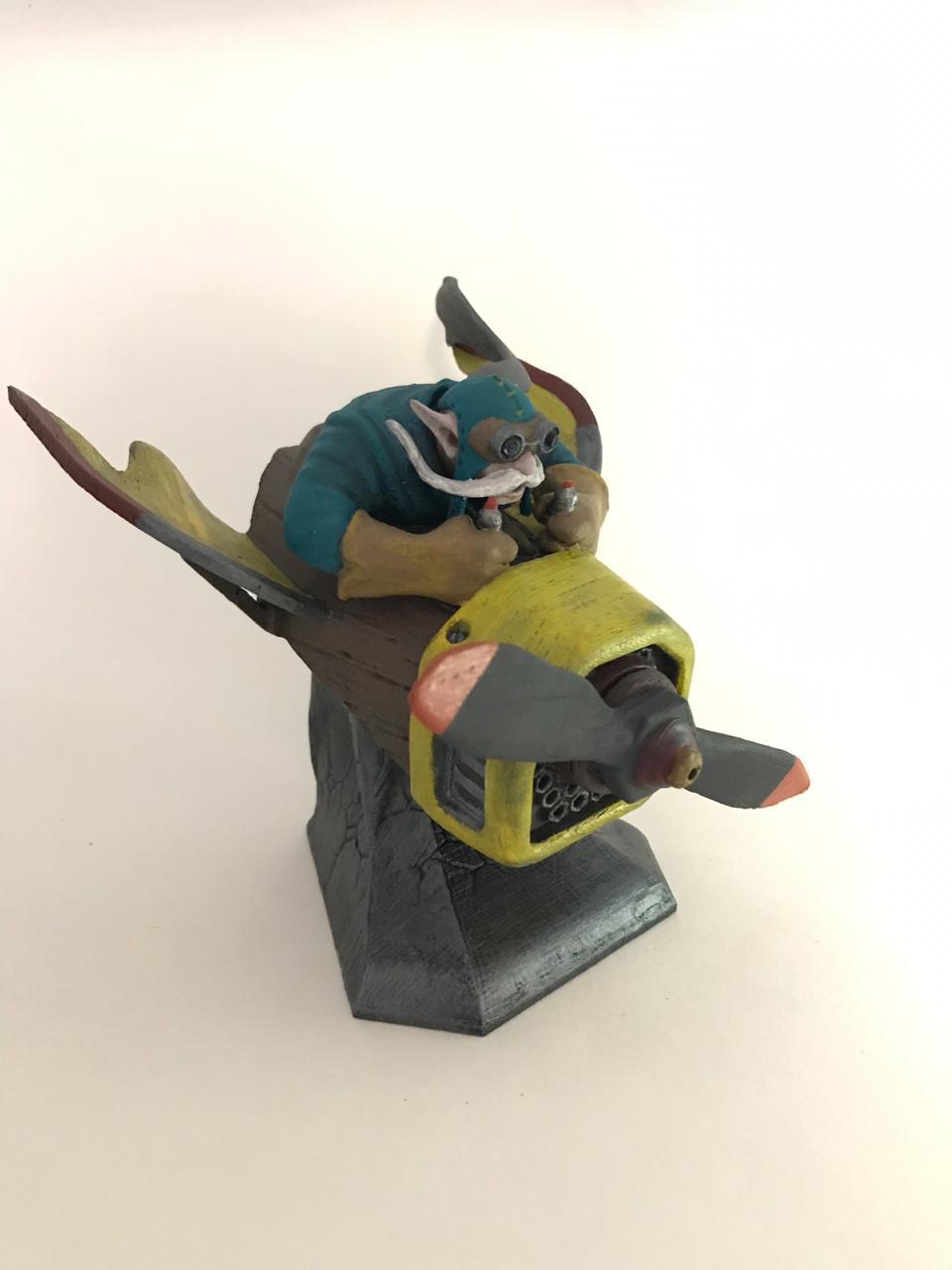 We made figurines of Ax and Gyrocopter - My, Dota, Dota 2, 3D печать, Collectible figurines, Figurines, Airbrush, Video, Longpost