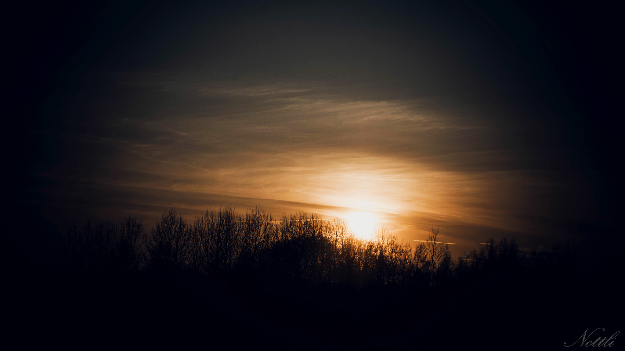 It was getting dark - My, Sunset, Nature, Republic of Belarus, Longpost