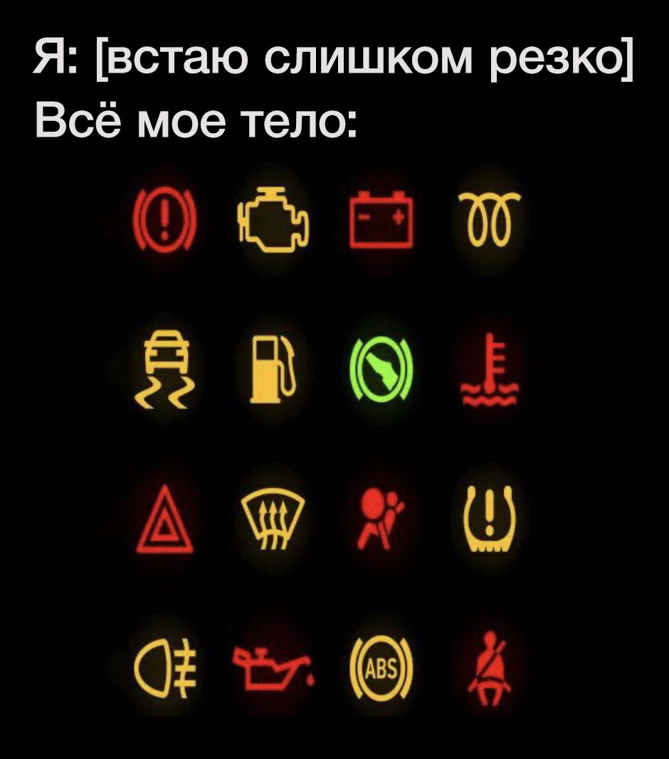 О необходимости регулярного техосмотра тела - Тело, Возраст, Индикация, Авто, Поломка, Картинка с текстом