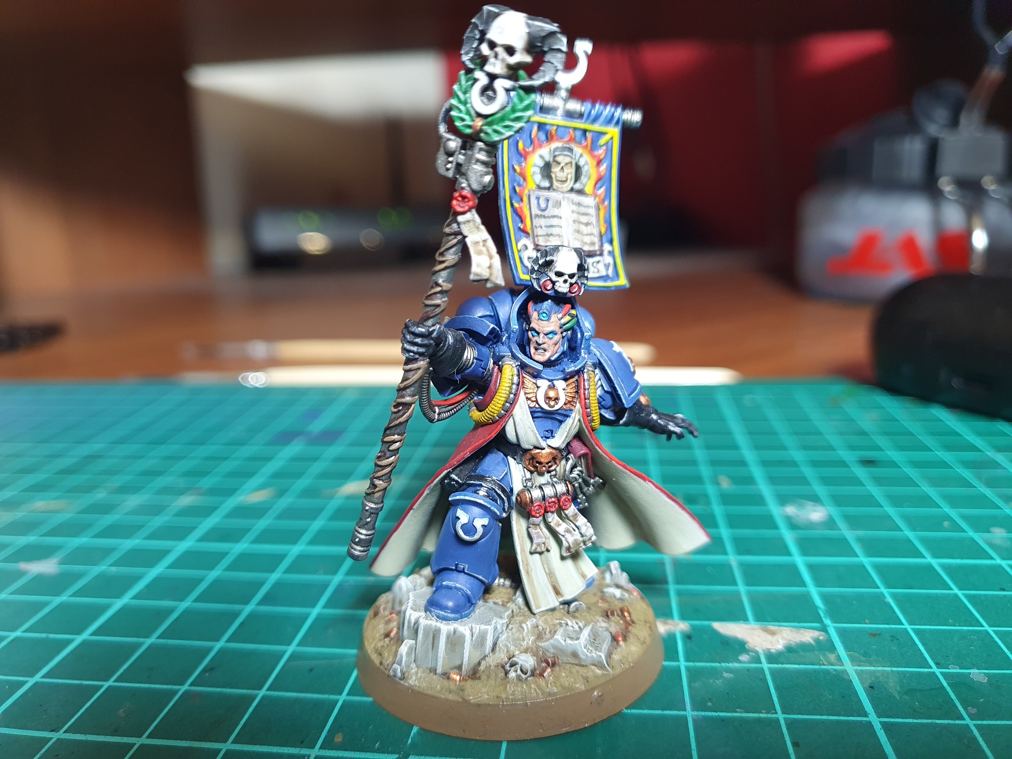 Another lazy paint job - Warhammer 40k, Painting miniatures, Primaris space marines, Ultramarines, Longpost