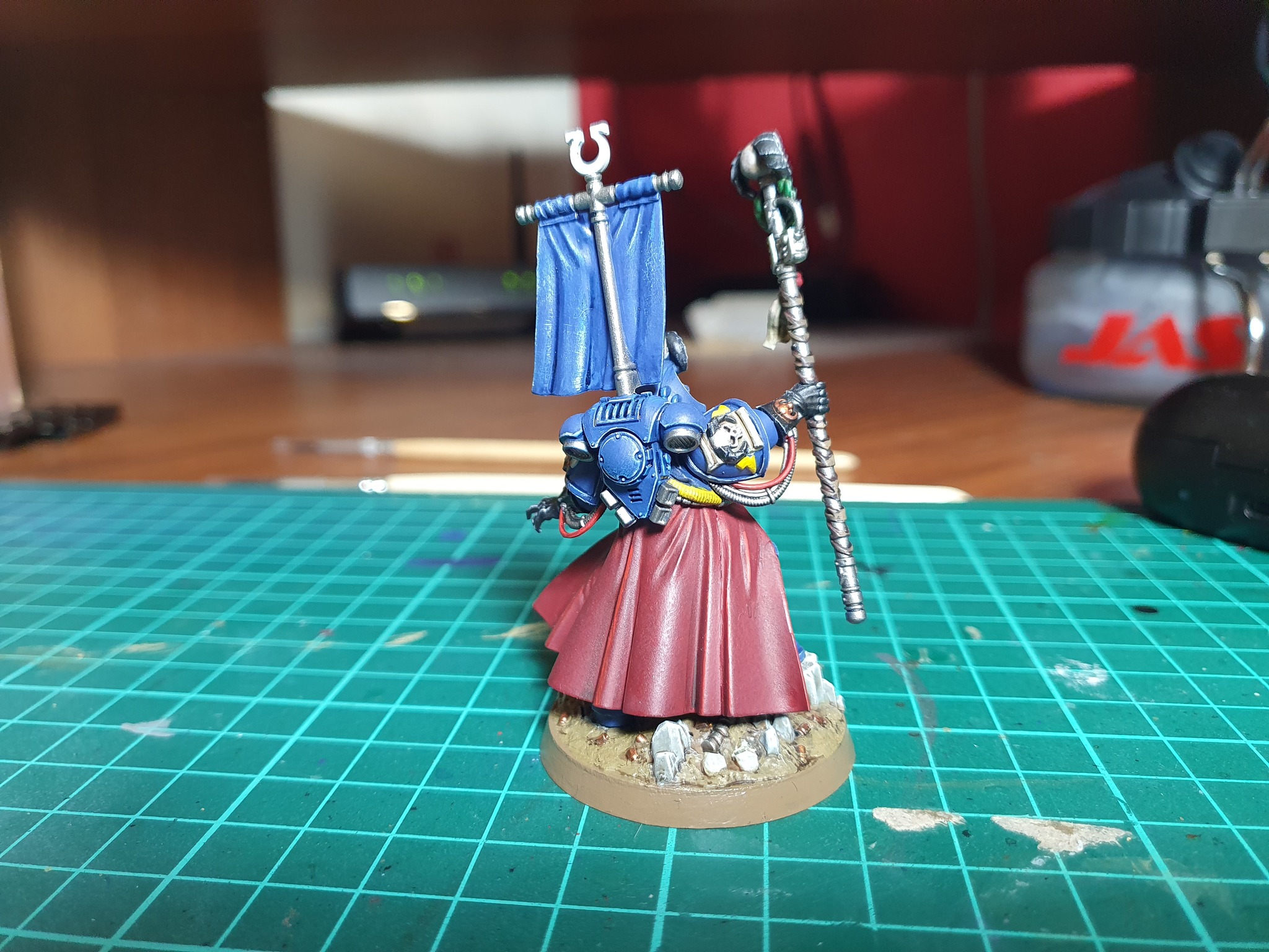 Another lazy paint job - Warhammer 40k, Painting miniatures, Primaris space marines, Ultramarines, Longpost