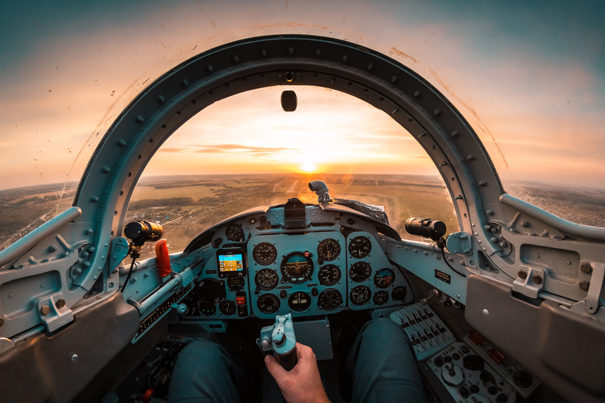 Flight in first person - My, Airplane, Cockpit, Aviation, Flight, Longpost