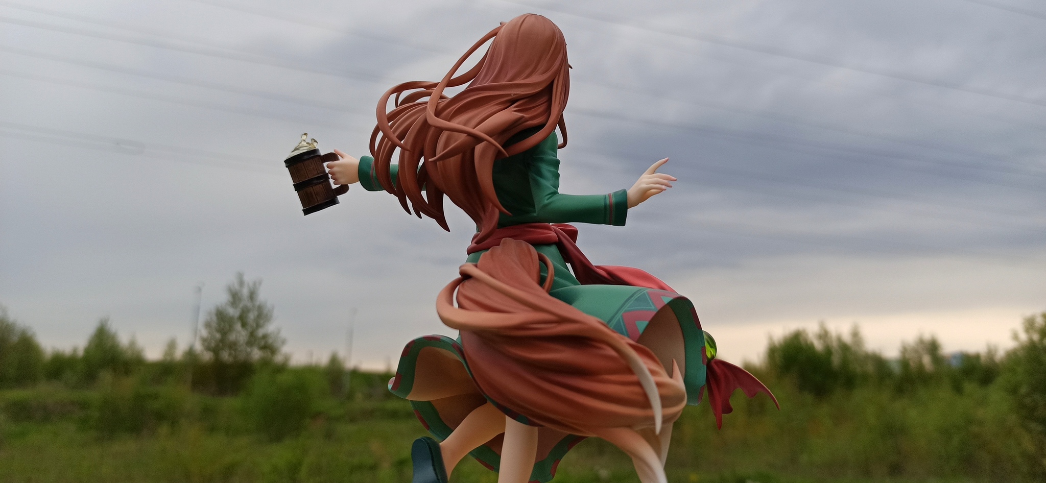 ~•~ The She-Wolf and the Summer Walk ~•~ - My, The photo, Beginning photographer, Anime, Figurines, Collectible figurines, Spice and wolf, Holo, Longpost