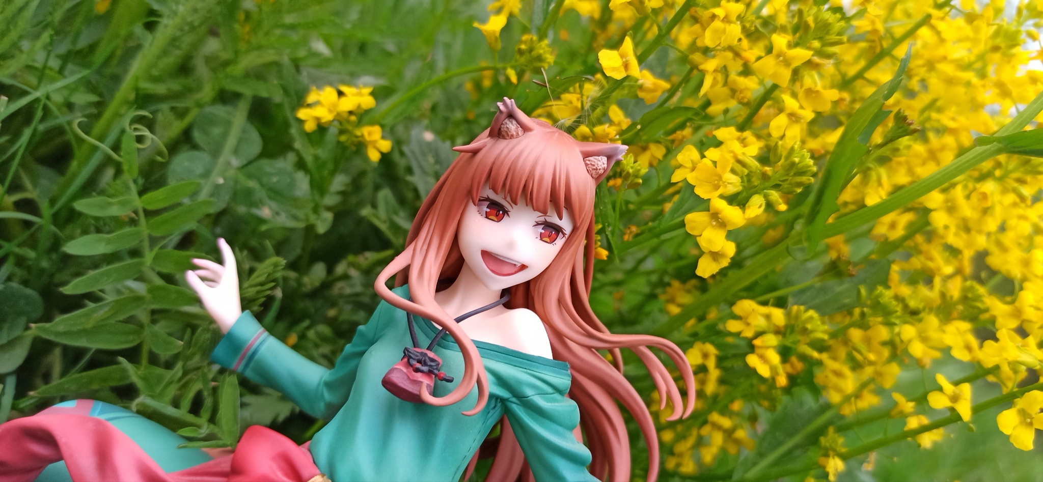 ~•~ The She-Wolf and the Summer Walk ~•~ - My, The photo, Beginning photographer, Anime, Figurines, Collectible figurines, Spice and wolf, Holo, Longpost