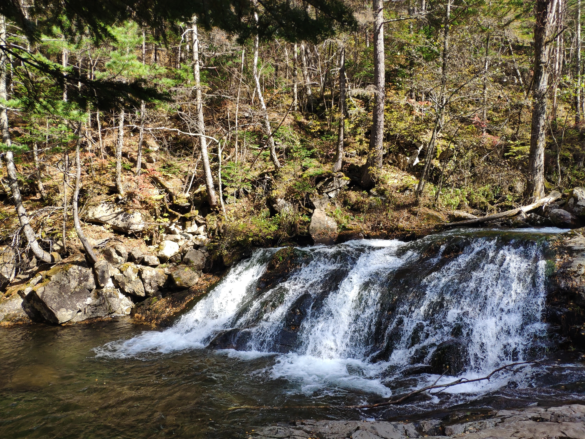 10/12/2020 Smolny waterfalls, Primorsky Krai - My, Primorsky Krai, Waterfall, Autumn, Longpost