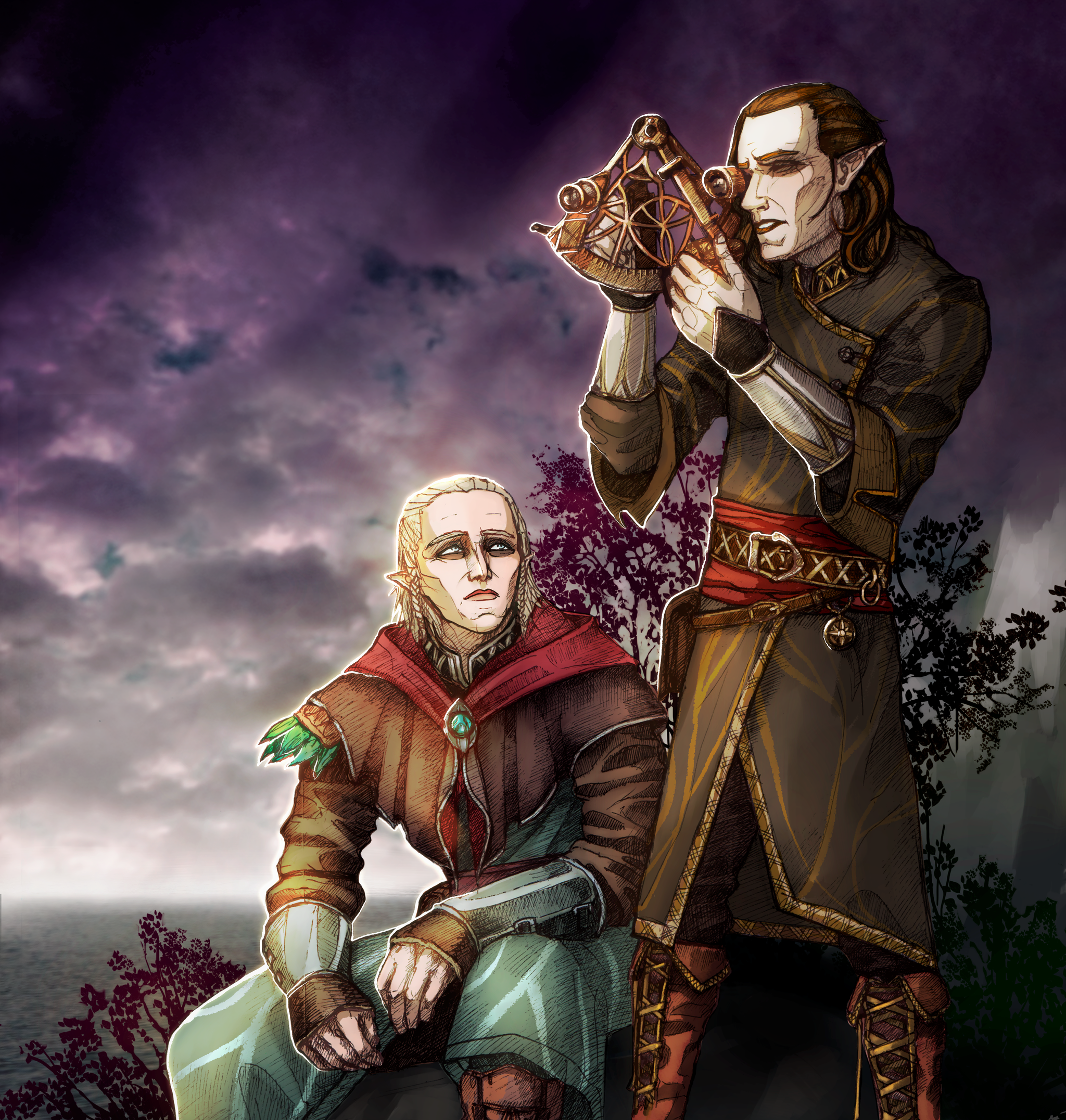 Avalak'h and Caranthir - Witcher, The Witcher 3: Wild Hunt