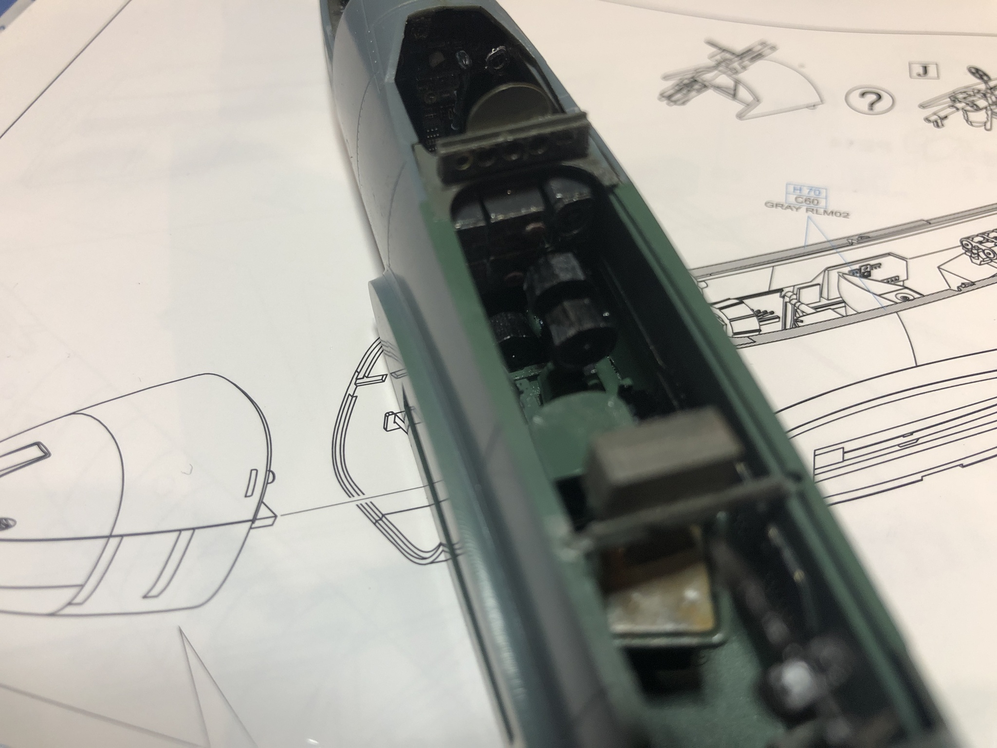 Моя третья модель Eduard BF-110F 1/48 - Моё, Мессершмитт, Самолет, Авиация, Аэрограф, Длиннопост