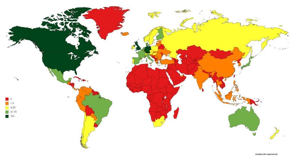 Занимательные карты и интересные факты - Подборка, Длиннопост, Карты