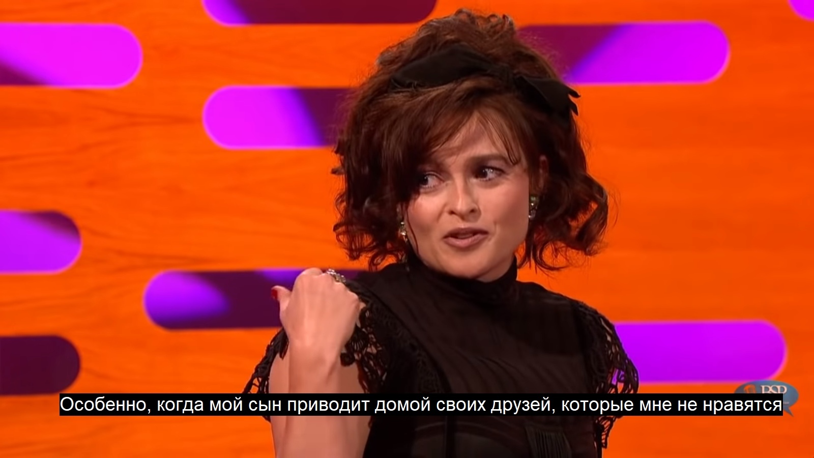 When your mother is Bellatrix Lestrange - Helena Bonham Carter, Actors and actresses, Celebrities, Storyboard, Bellatrix Lestrange, Children, Harry Potter, The Graham Norton Show, Longpost