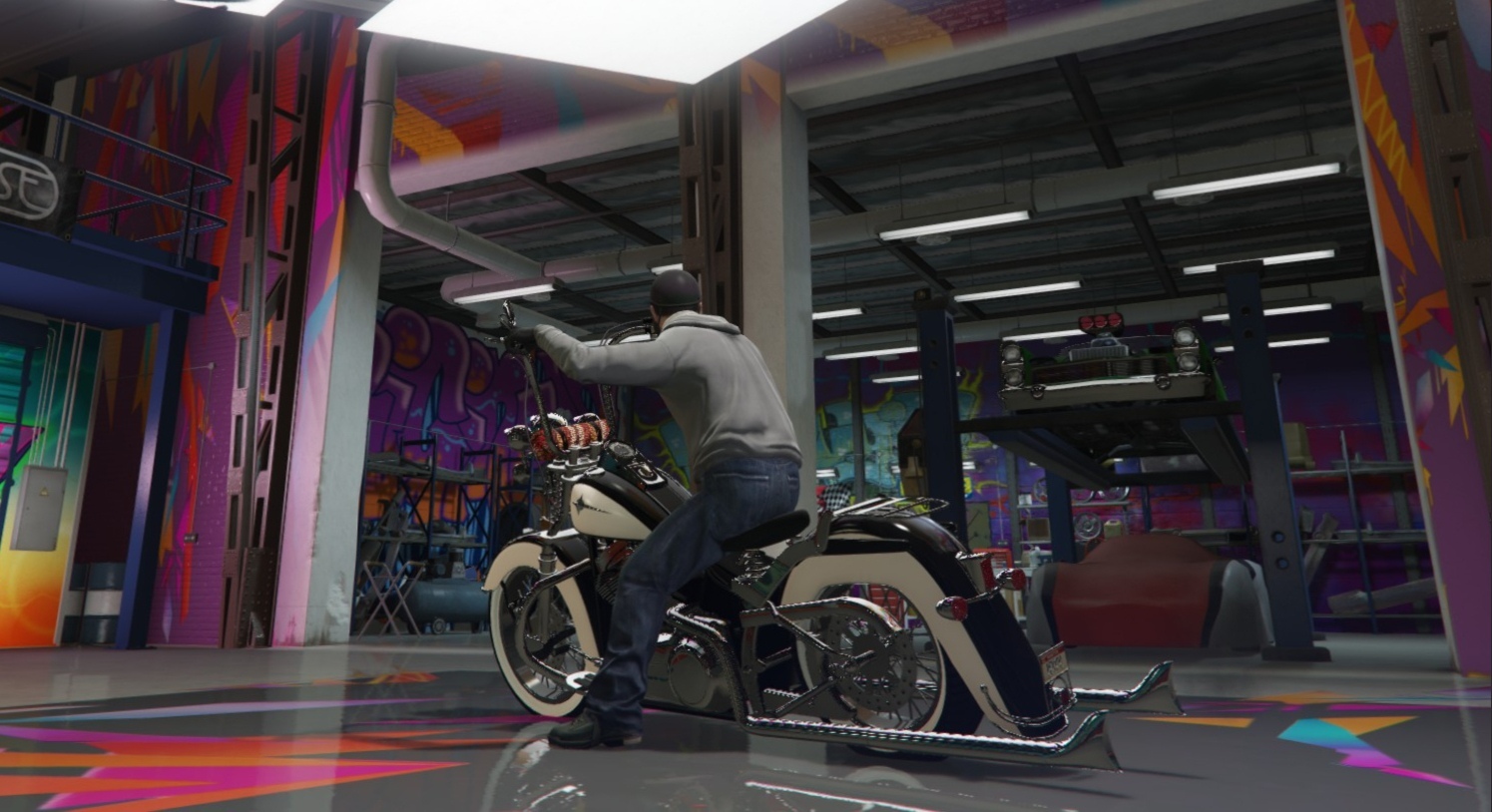 Springer softail Crimea - My, Gta 5, Fashion, Moto, Harley-davidson, Longpost