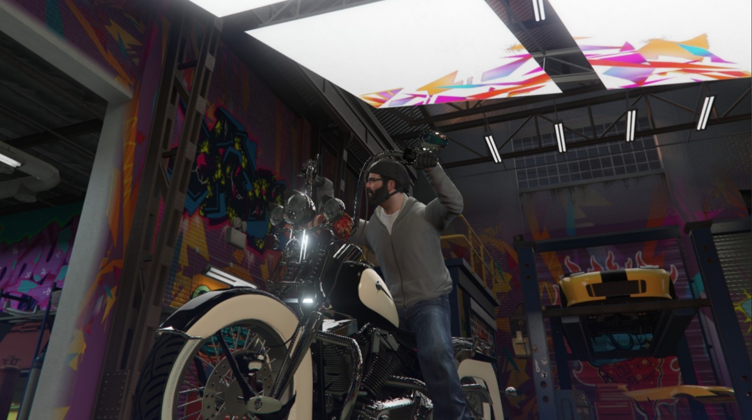 Springer softail Crimea - My, Gta 5, Fashion, Moto, Harley-davidson, Longpost