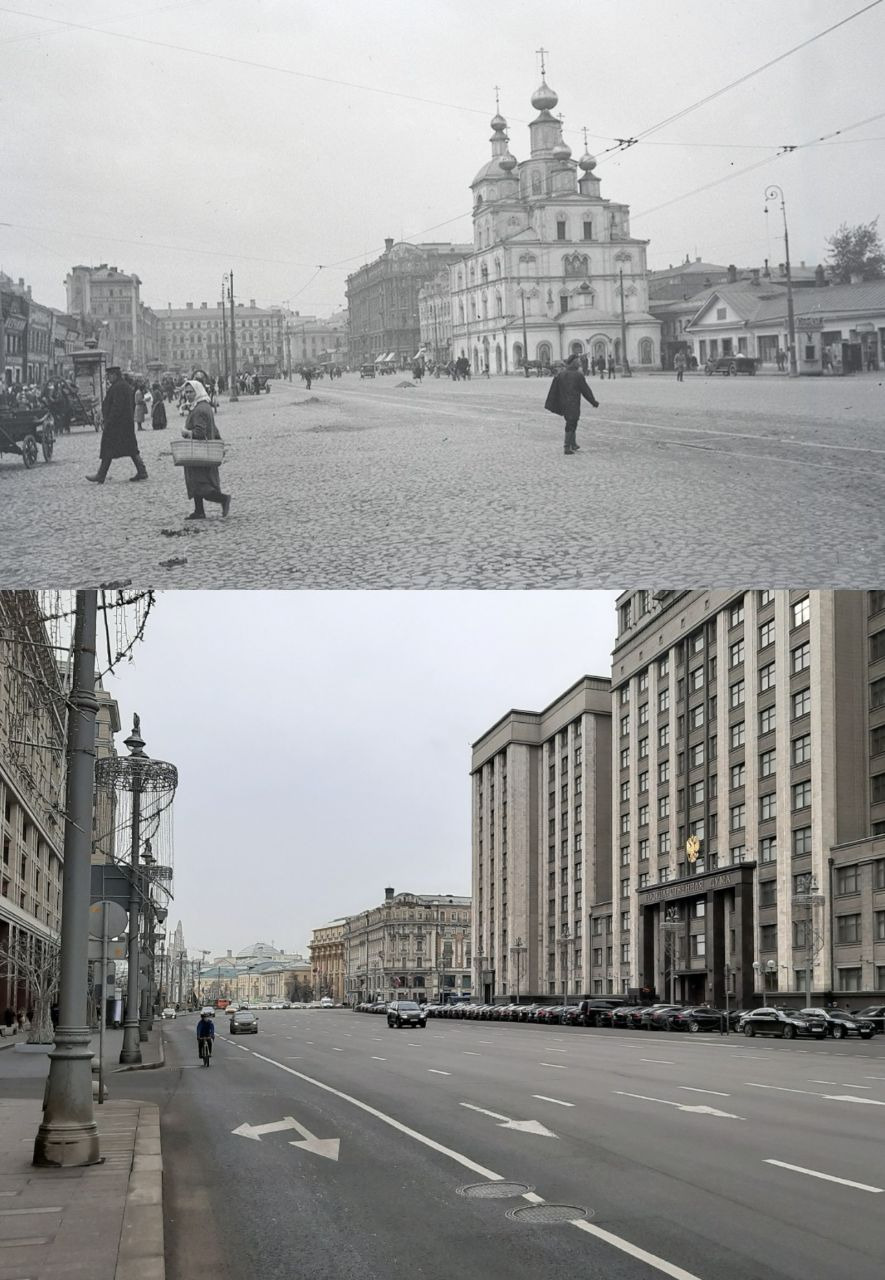 Улицы Москвы сквозь столетия часть 2 - Архитектура, Москва, История, Фотография, Длиннопост