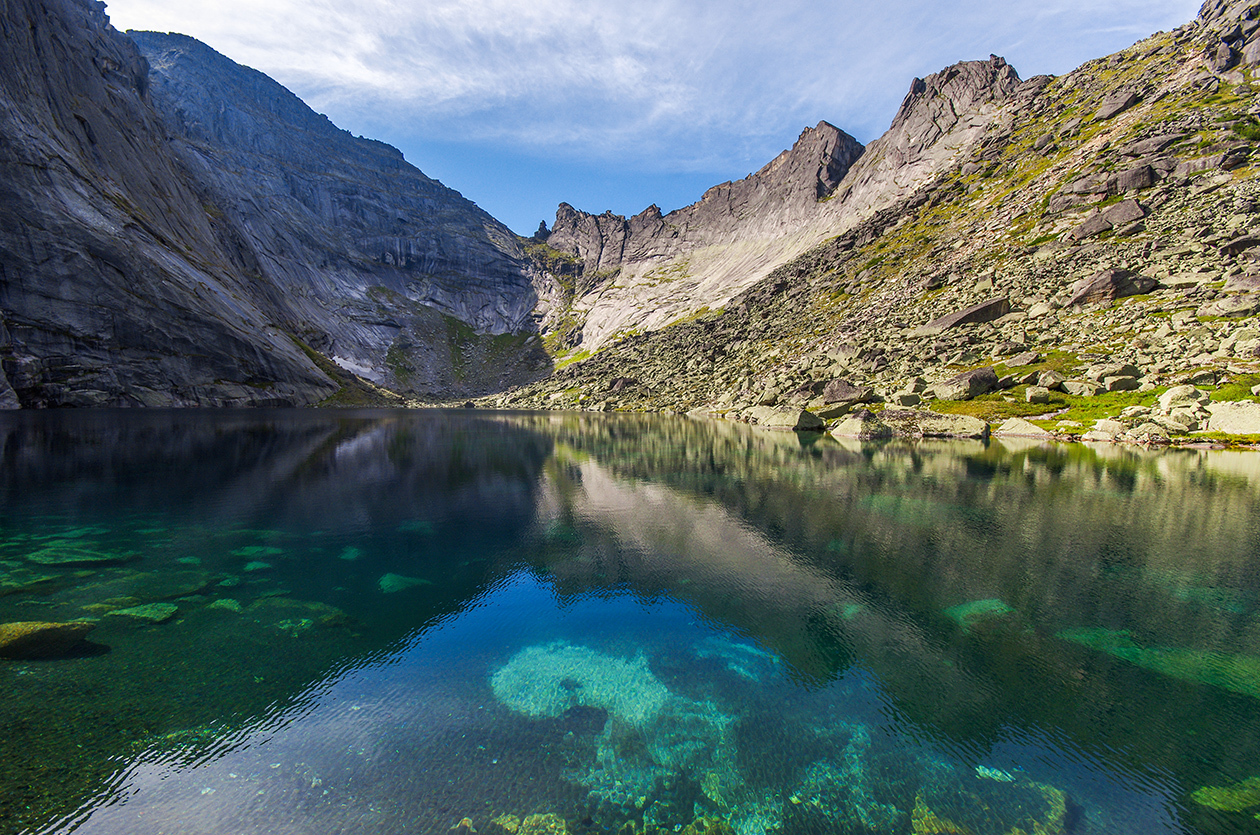 Clear water Ergakov - My, Ergaki, Landscape, Travels, Holidays in Russia, Wild tourism, Leisure, Camping, Longpost