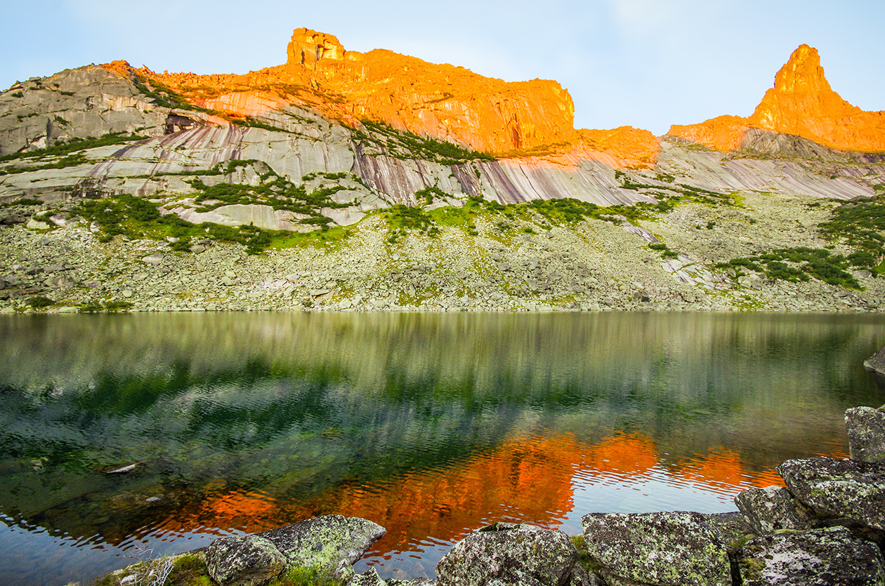 Clear water Ergakov - My, Ergaki, Landscape, Travels, Holidays in Russia, Wild tourism, Leisure, Camping, Longpost