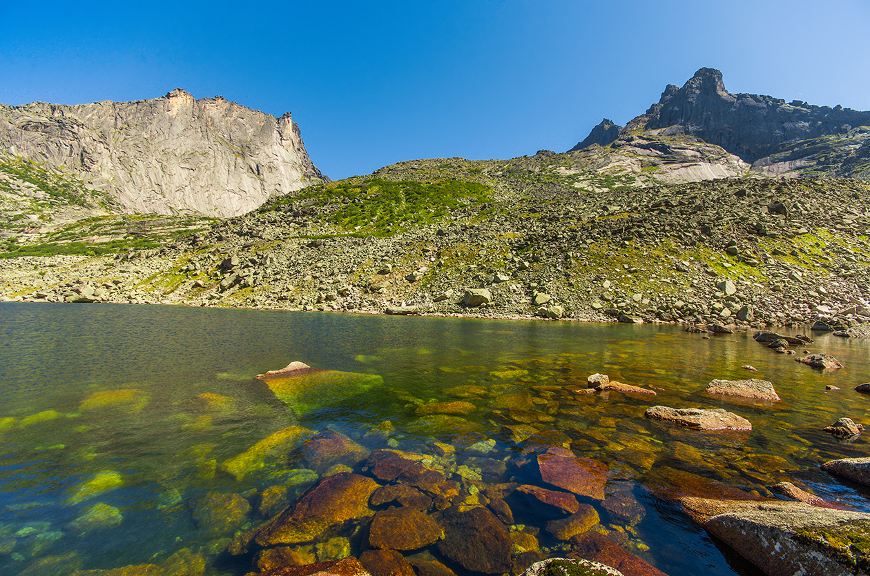 Clear water Ergakov - My, Ergaki, Landscape, Travels, Holidays in Russia, Wild tourism, Leisure, Camping, Longpost