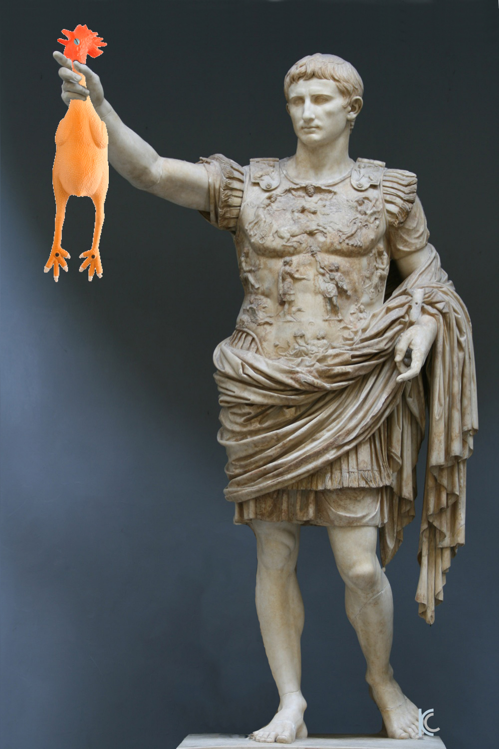 Ave Caesar! - My, Caesar salad, Caesar, Octavian Augustus, Screaming Chicken