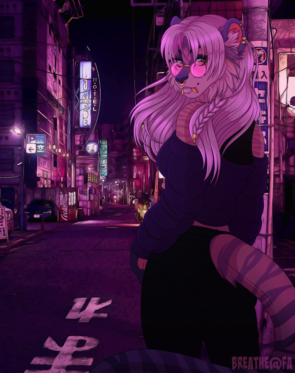 Tokyo Calling - Furry, Anthro, Art, Breathe