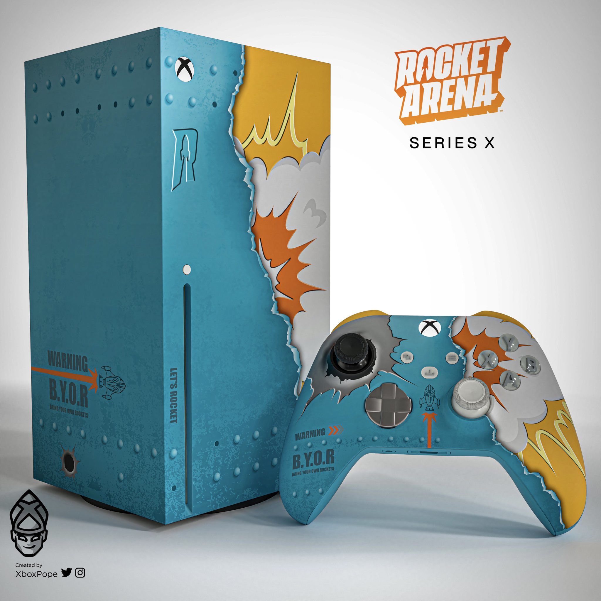 Custom Xbox Series X design by @xboxpope - Xbox, Xbox series x, Customization, Design, Gamepad, Dragon age, Consoles, Console games, Oreo, Gotham Knights, Warframe, Longpost