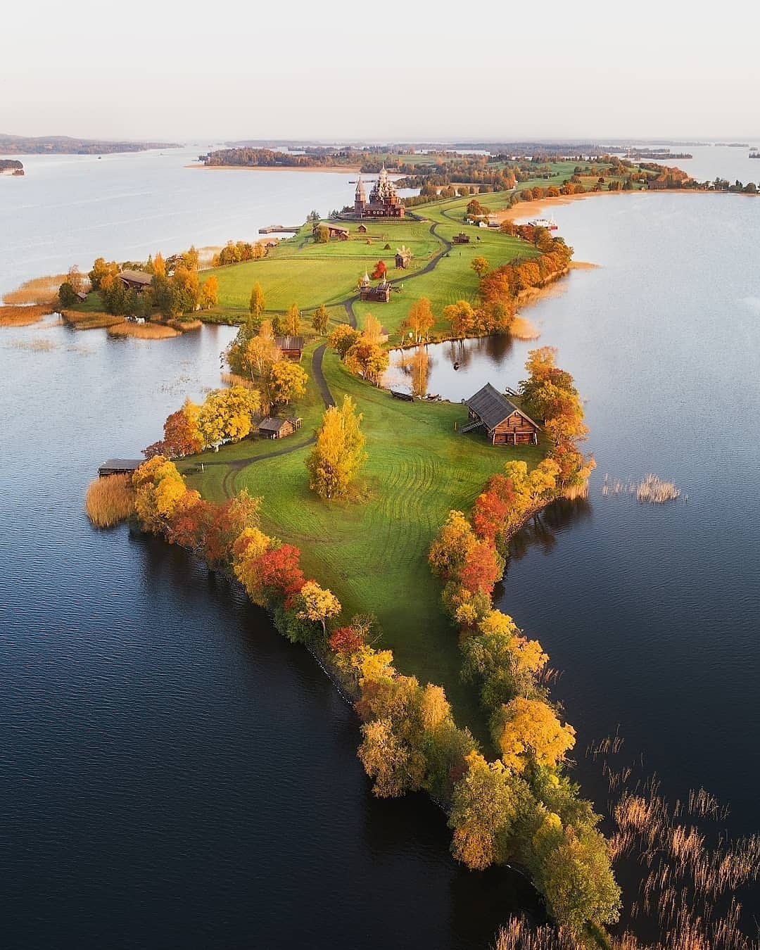 Kizhi - Kizhi, Russia, The photo, Nature, Architecture, Autumn, The nature of Russia, beauty of nature, beauty, Карелия