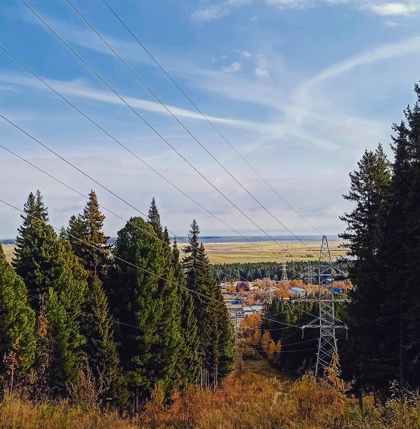 Autumn walks 4 - My, Mobile photography, Khanty-Mansiysk, Autumn, Mammoth, Longpost, The photo