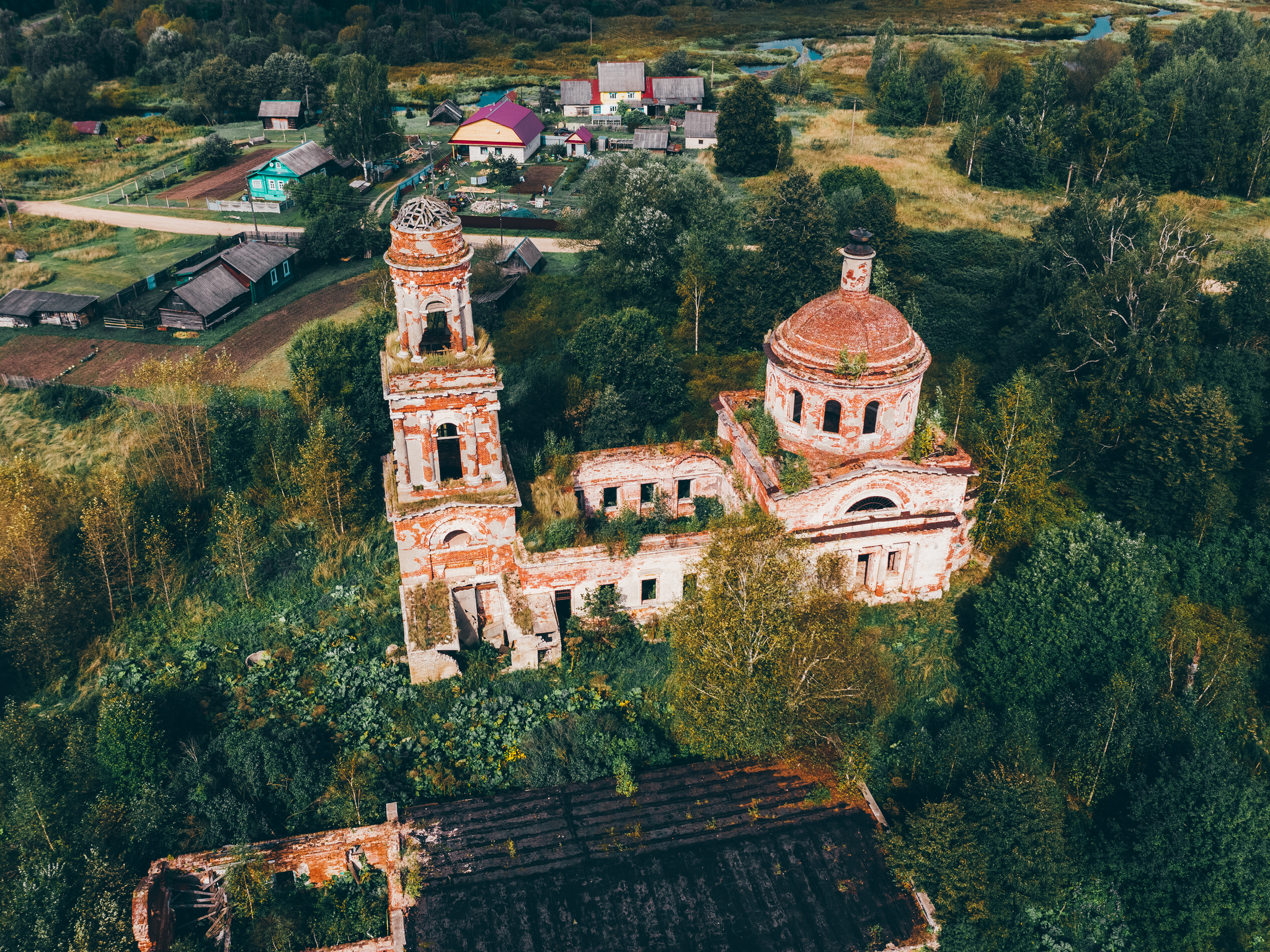 Two abandoned churches in the Tver region - My, The photo, Church, Abandoned, Tver region, Temple, Longpost, Video